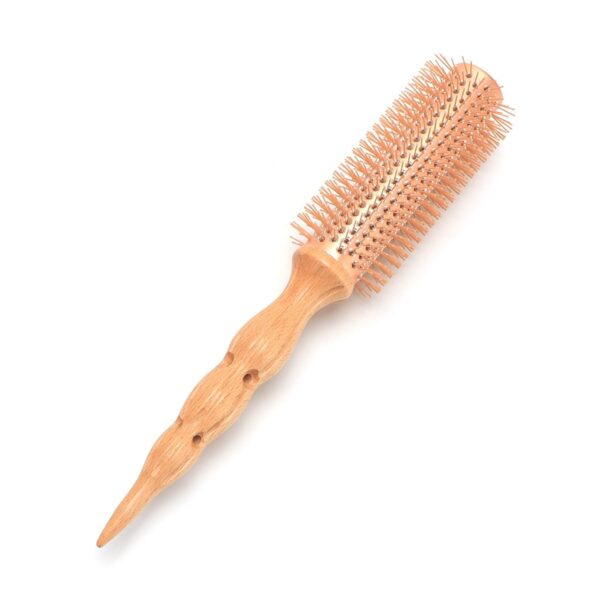 Limited time deal-50% Round Brush for Blow Drying - Wooden Barrel Brush for Sleek, Precise - Image 4