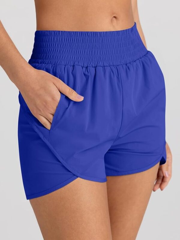 Limited time deal -40% AUTOMET Womens Athletic Shorts High Waisted Running Shorts - Image 2