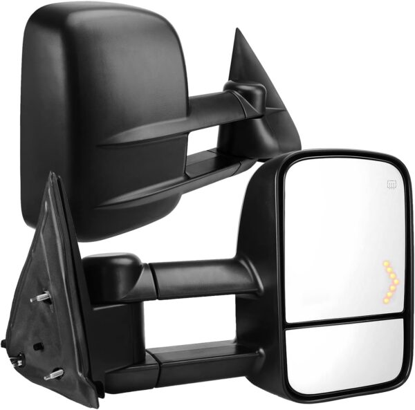 Limited time deal-44% AUTOSAVER88 Towing Mirrors Compatible with 2003-2007 Chevy