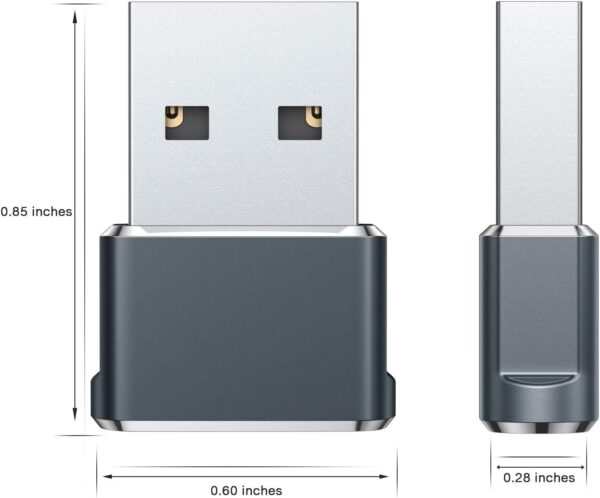 Limited time deal-50%Basesailor USB to USB C Adapter for iPhone 16 Charger 2Pack,USBC. - Image 4