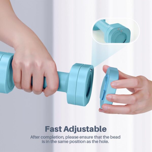 Limited time deal-43% Adjustable Dumbbell Set of 2, 4 in 1 Free Weights Dumbbells Set for - Image 3