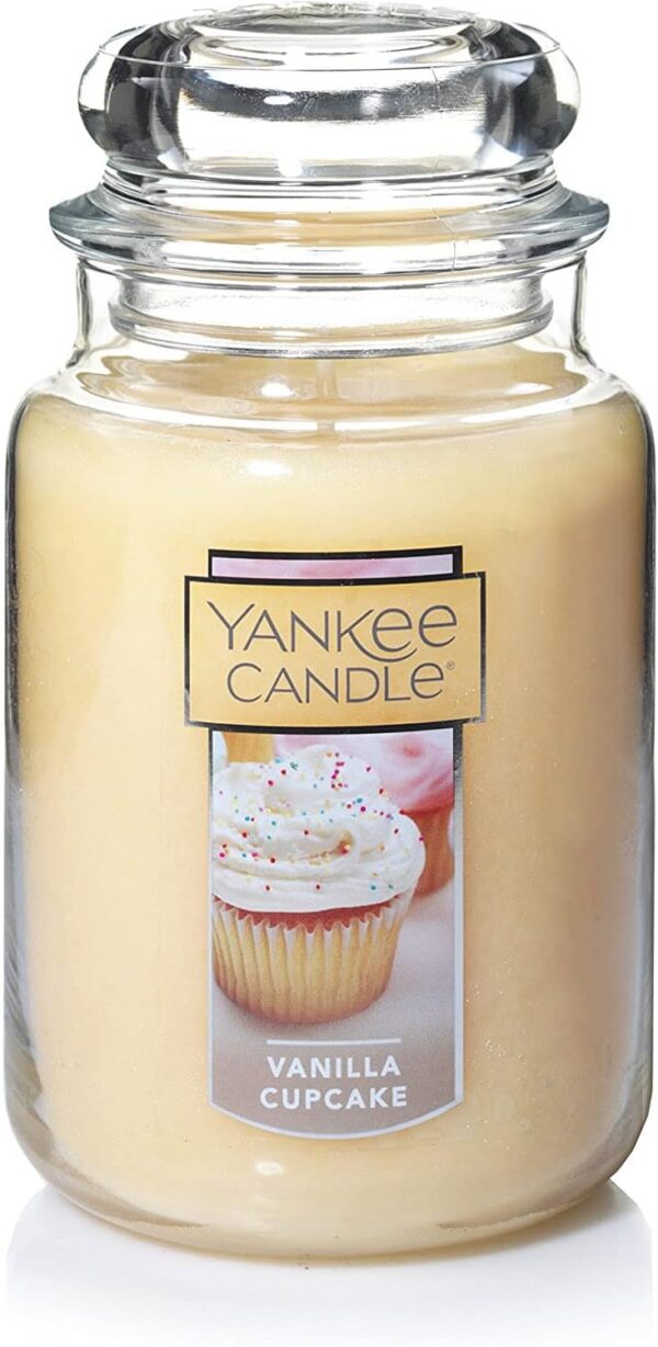 Limited time deal-52%Yankee Candle Vanilla Cupcake Scented Classic 22oz Large Jar Single