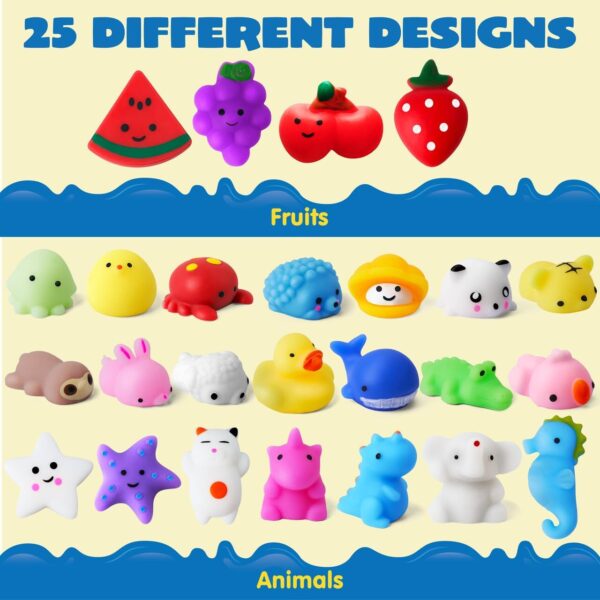 Limited time deal-53% JOYIN Mochi Squishy Toys Set, Random 25 Pack Mini Mochi, - Image 2