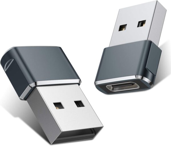 Limited time deal-50%Basesailor USB to USB C Adapter for iPhone 16 Charger 2Pack,USBC.