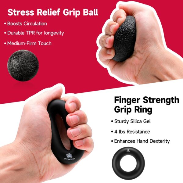 Limited time deal-41% FitBeast Grip Strengthener Forearm Strengthener Hand Grips - Image 3