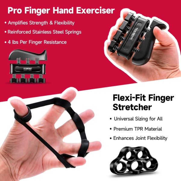 Limited time deal-41% FitBeast Grip Strengthener Forearm Strengthener Hand Grips - Image 4