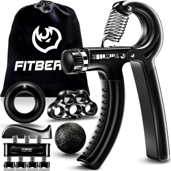 Limited time deal-41% FitBeast Grip Strengthener Forearm Strengthener Hand Grips