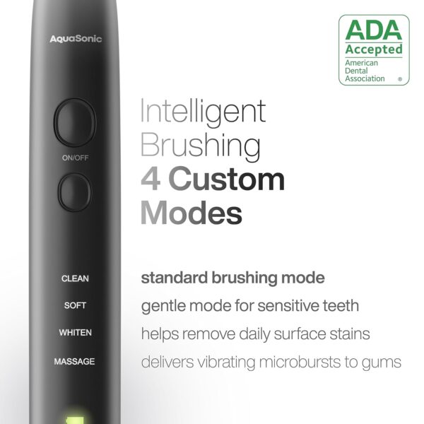 Limited time deal-40% Aquasonic Black Series Ultra Whitening Toothbrush – ADA Accepted - Image 3