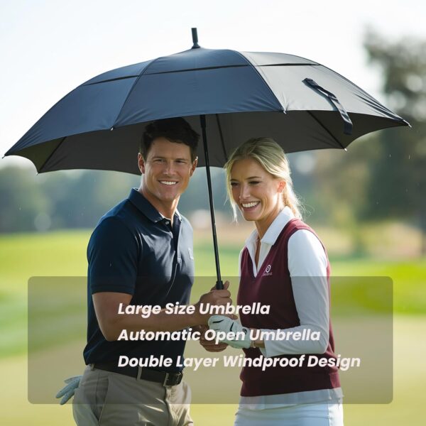 Limited time deal 53% MRTLLOA 54/62/68/72 Inch Automatic Open Golf Umbrella, Extra - Image 2