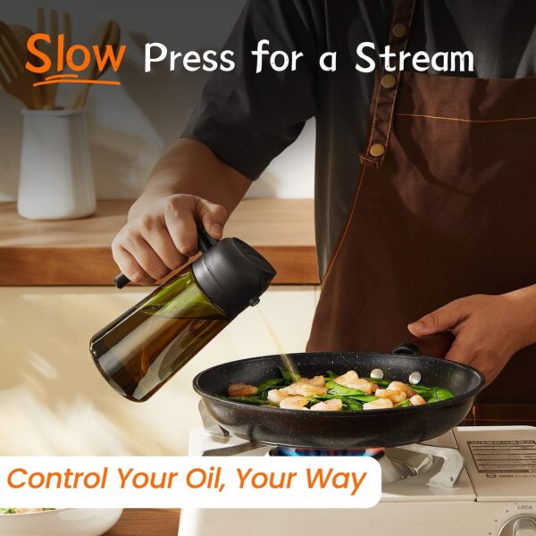 Limited time deal-40% TrendPlain - Original 16oz/470ml Olive Oil Dispenser Bottle for Kitchen - Image 3