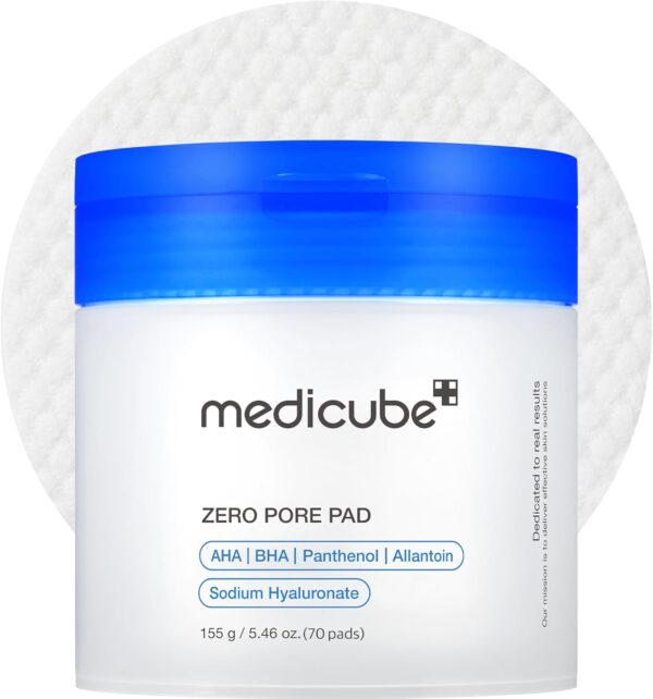 Limited time deal-51% Medicube Zero Pore Pads 2.0, Dual-Textured Facial Toner Pads for