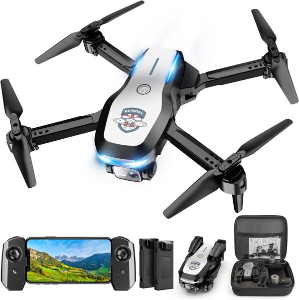 Limited time deal-47% Drone with Camera 1080P FPV Foldable Drone for Beginners, Mini