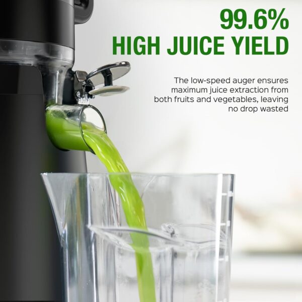 Limited time deal-46% Juicer Machines, TUUMIIST Cold Press Juicer with 5.3" Extra Large - Image 4