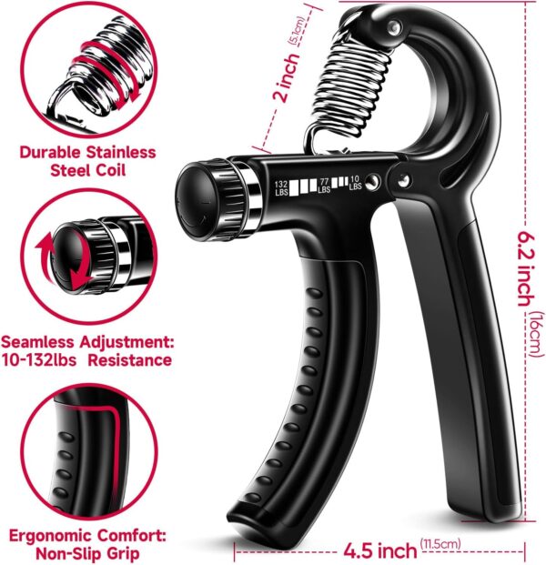 Limited time deal-41% FitBeast Grip Strengthener Forearm Strengthener Hand Grips - Image 2