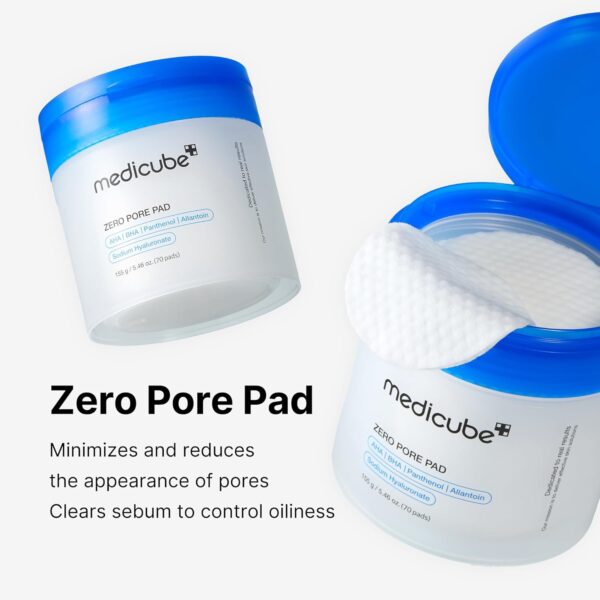 Limited time deal-51% Medicube Zero Pore Pads 2.0, Dual-Textured Facial Toner Pads for - Image 3