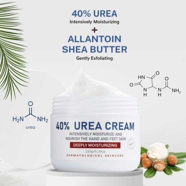 Limited time deal-44% Urea Cream 40 Percent, Urea Foot & Hand Cream for Dry Cracked, - Image 4