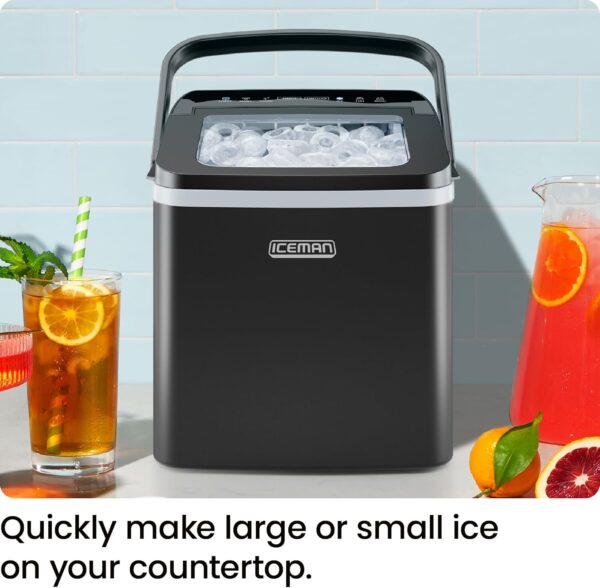 Limited time deal-40% Iceman Dual-Size Ice Maker Countertop - Portable Ice Machine, Large - Image 2