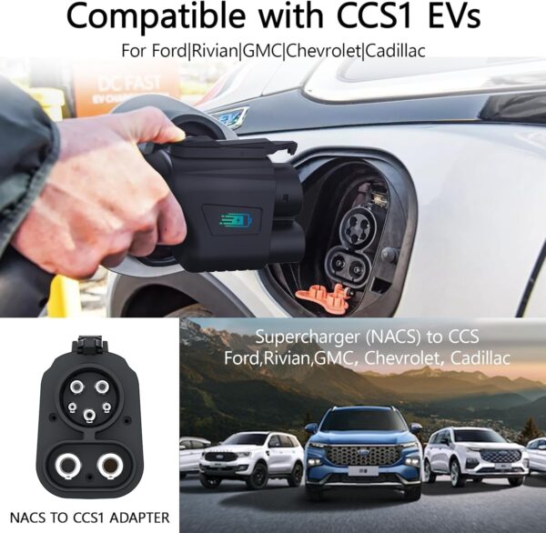 With Prime early access-39% NACS to CCS Adapter, Electric Vehicle NACS to CCS1 Adapter - Image 3