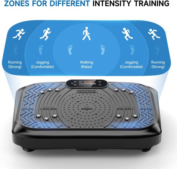 Limited time deal-51% Vibration Plate Exercise Machine Weight Loss, Full Body Workout - Image 3