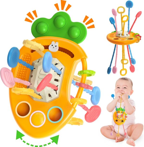 Limited time deal-50%Yetonamr Baby Teething Toys, Easter Basket Stuffers for 6-12-18 Mon