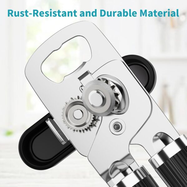 Limited time deal-50% Ultrean Manual Can Opener Bottle Opener, Heavy Duty Stainless - Image 4