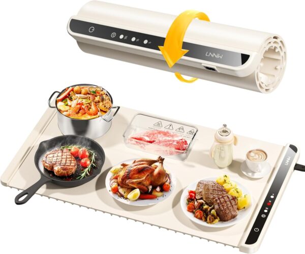 Limited time deal-55% Warming Mat for Food,Food Warming Mat,Electric Warming Tray