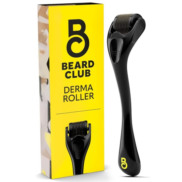 Limited time deal-57% Beard Club Derma Roller for Face, Body and Scalp - Microneedling