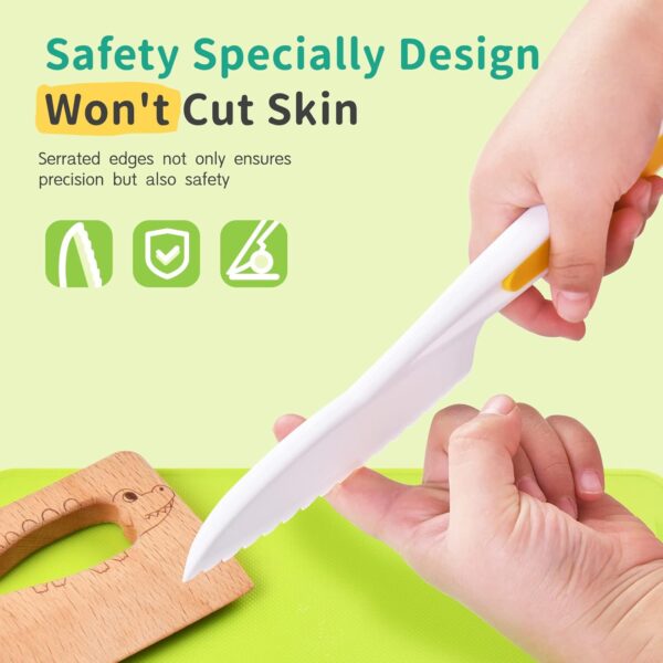 Limited time deal-50%Montessori Kitchen Tools,13Pcs Toddler Knife Set Kids Knife Set , - Image 3