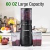 Limited time deal-46% Juicer Machines, TUUMIIST Cold Press Juicer with 5.3" Extra Large - Image 3