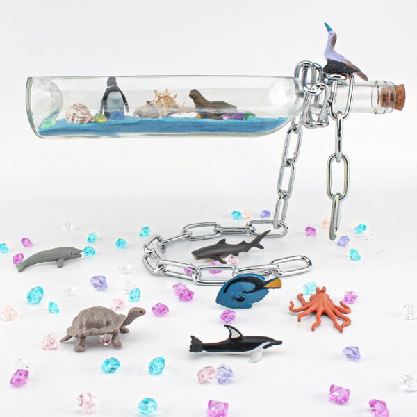 Limited time deal-50%Mini Sea Creatures Toys for Kids Pacific Ocean Animals Figures Marine - Image 4