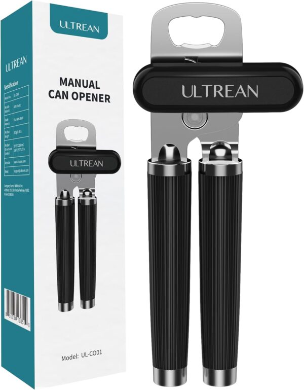 Limited time deal-50% Ultrean Manual Can Opener Bottle Opener, Heavy Duty Stainless