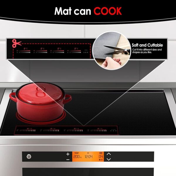 Limited time deal-50% Large Induction Cooktop Protector Mat, (Magnetic) Electric Stove - Image 4