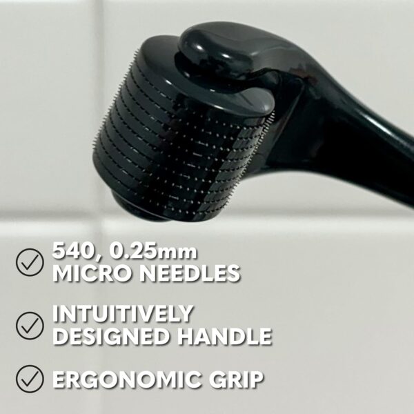 Limited time deal-57% Beard Club Derma Roller for Face, Body and Scalp - Microneedling - Image 4