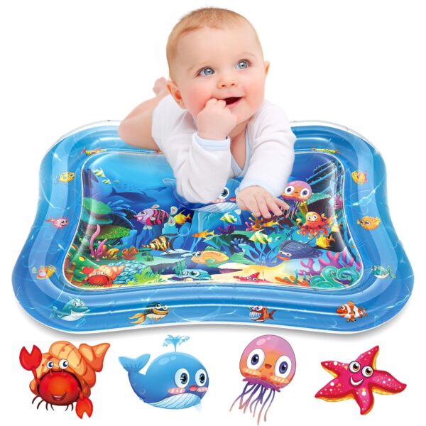 Limited time deal-57% Infinno Inflatable Tummy Time Mat Premium Baby Water Play Mat