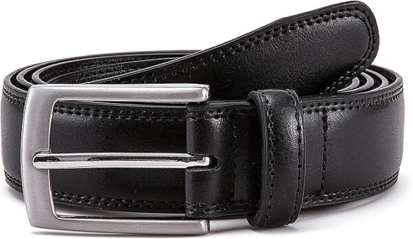 Limited time deal-50% MILORDE Men's Genuine Leather Dress Belt, Handmade, 100% Cow - Image 2