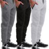 Limited time deal 44% Sweatpants for Men 3 Pack Joggers - Men's Athletic Sweatpants with