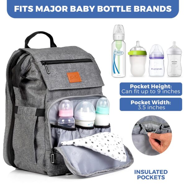 Limited time deal-46% PILLANI Baby Diaper Bag Backpack - Baby Bag for Boys & Girls - - Image 2