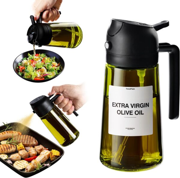 Limited time deal-40% TrendPlain - Original 16oz/470ml Olive Oil Dispenser Bottle for Kitchen