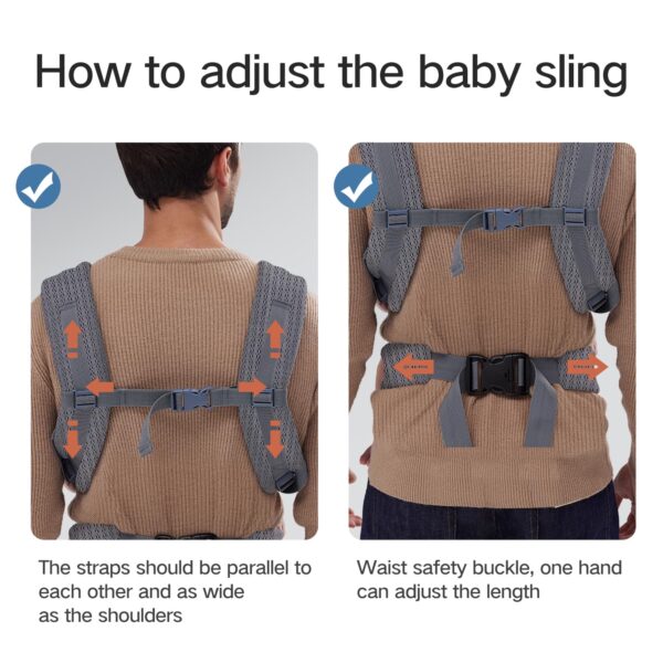 Limited time-35% Baby Carrier Newborn to Toddle,Baby Wrap Carrier(7-44lbs), Baby Carrier, - Image 2