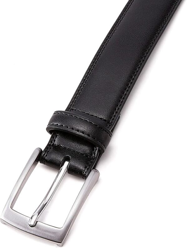 Limited time deal-50% MILORDE Men's Genuine Leather Dress Belt, Handmade, 100% Cow - Image 3