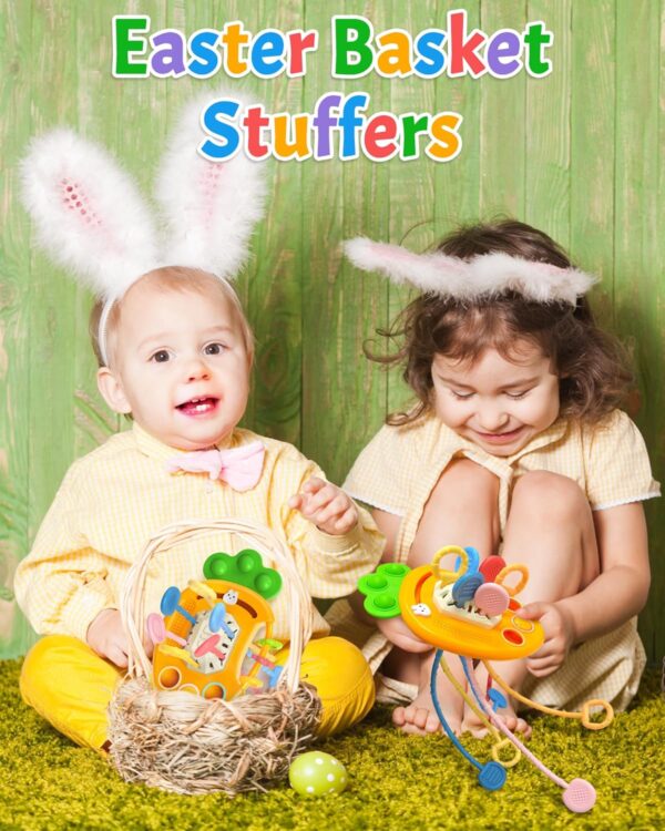 Limited time deal-50%Yetonamr Baby Teething Toys, Easter Basket Stuffers for 6-12-18 Mon - Image 2