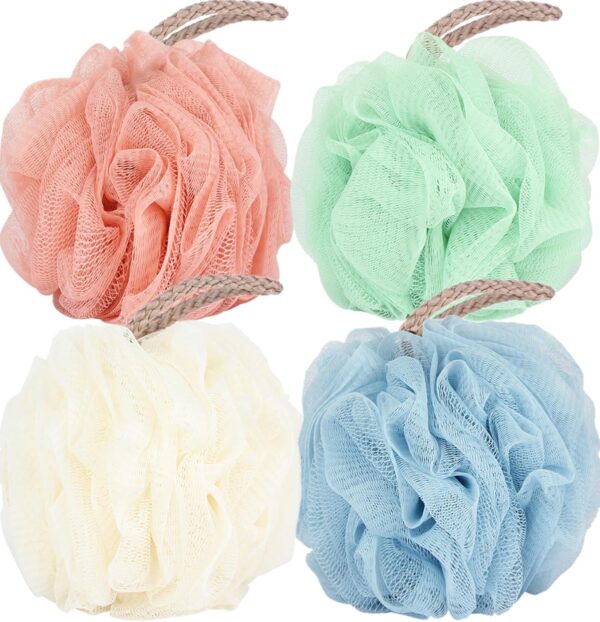 Limited time deal-46% Fu Store Loofah Sponge Shower Loofahs 50g Bath Sponges Mesh