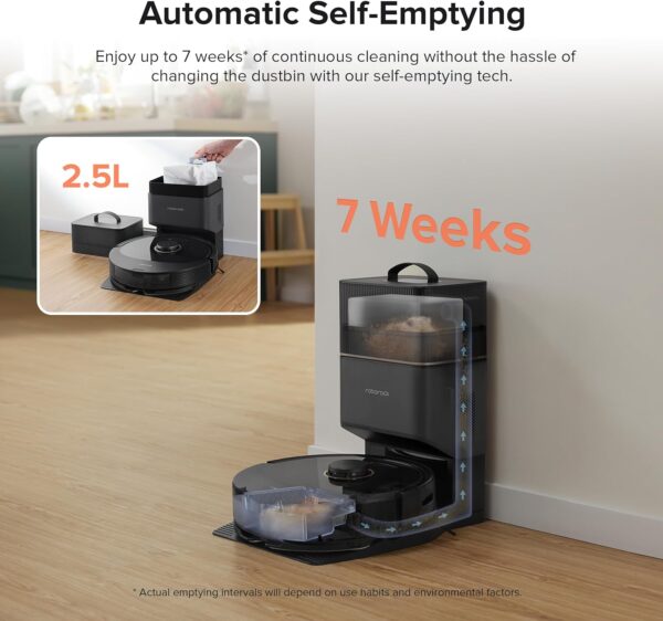 Limited time deal-51% roborock Q8 Max+ Robot Vacuum and Mop, Self-Emptying, Hands - Image 2