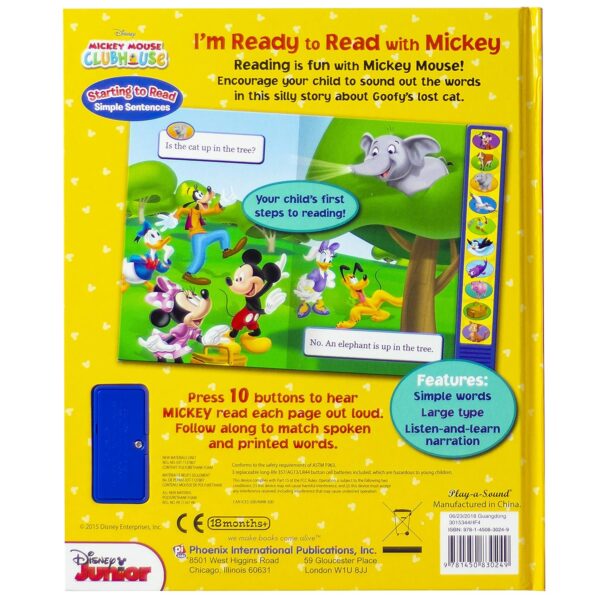 Limited time deal-40% Disney Mickey Mouse Clubhouse - I'm Ready to Read With Mickey - Image 2