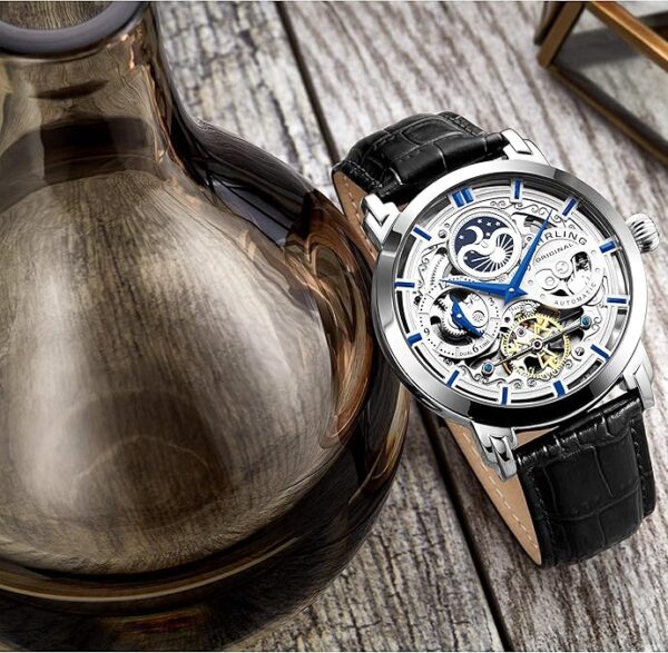 Limited time deal-88% Stuhrling Original Legacy Men's Automatic Watch Stainless Steel - Image 2