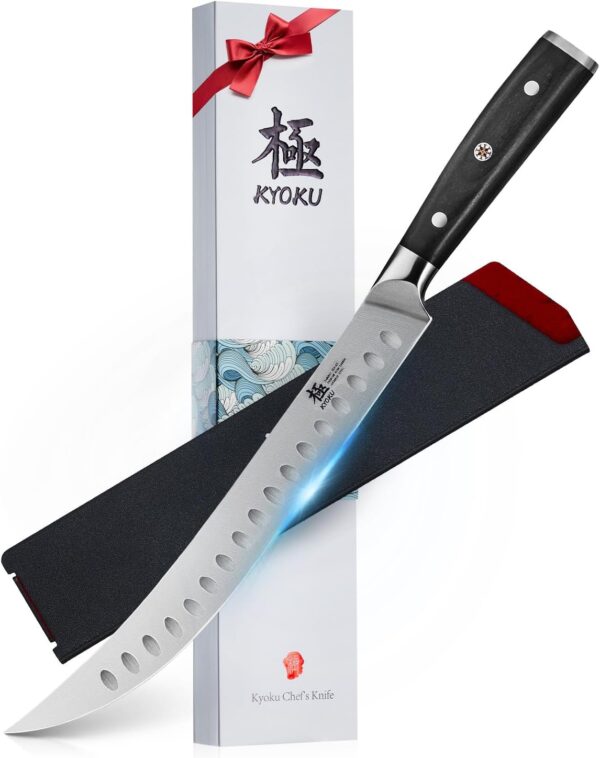 Limited time deal-50% KYOKU 10" Scimitar Knife, Samurai Series Cimitar Breaking Knife wit