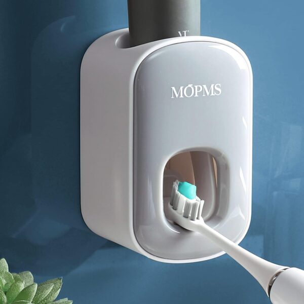 Limited time deal-58% MOPMS Toothpaste Dispenser Wall Mounted for Bathroom Autom