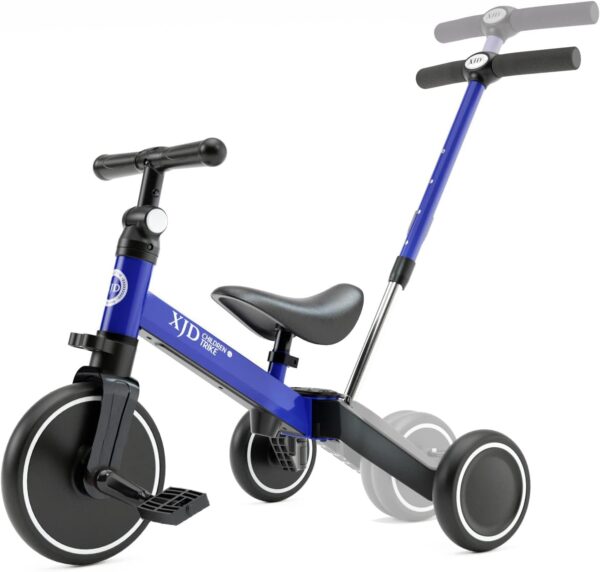 Limited time deal-50% XJD 7 in 1 Toddler Bike with Push Handle,Tricycles for 1 to 3 Years O