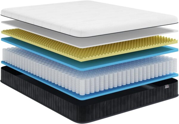 Limited time deal-41% Double Mattress, 12 Inch Memory Foam Full Size Mattress, Full Bed - Image 2