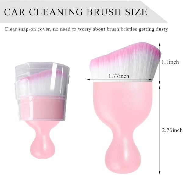 Limited time deal-50% 2PCS Car Interior Dust Brush, Scratch Free Car Detailing Brushes, - Image 4